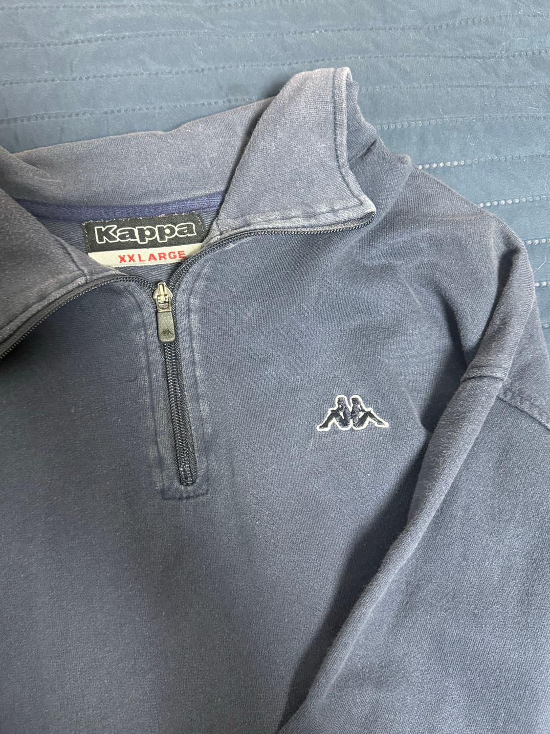 카파 네이비 반집업 스웻셔츠 상품이미지1