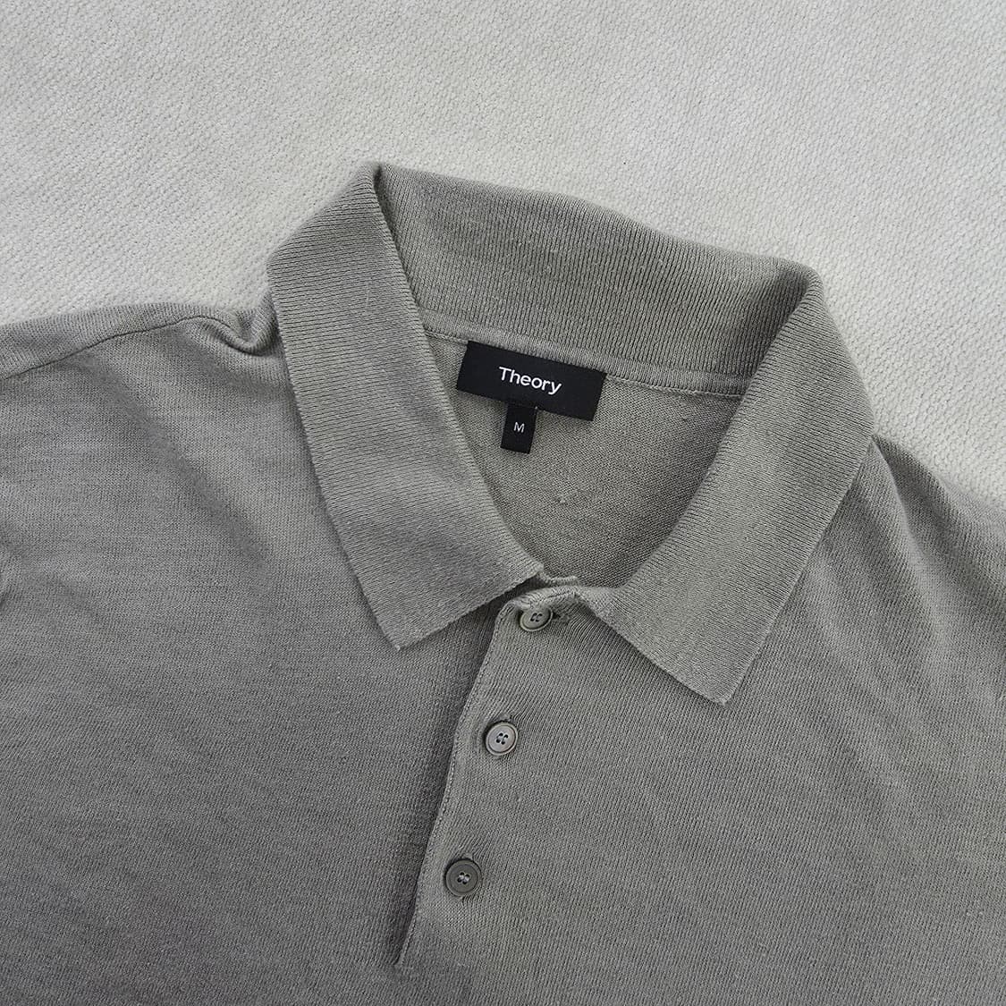 [M] 띠어리 Theory 그레이 폴로셔츠 카라 반팔티 1231J 상품이미지2