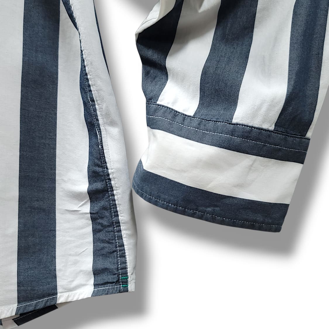[2XL] 타미힐피거 블랙&화이트 스트라이프 레귤러핏 긴팔셔츠 상품이미지6