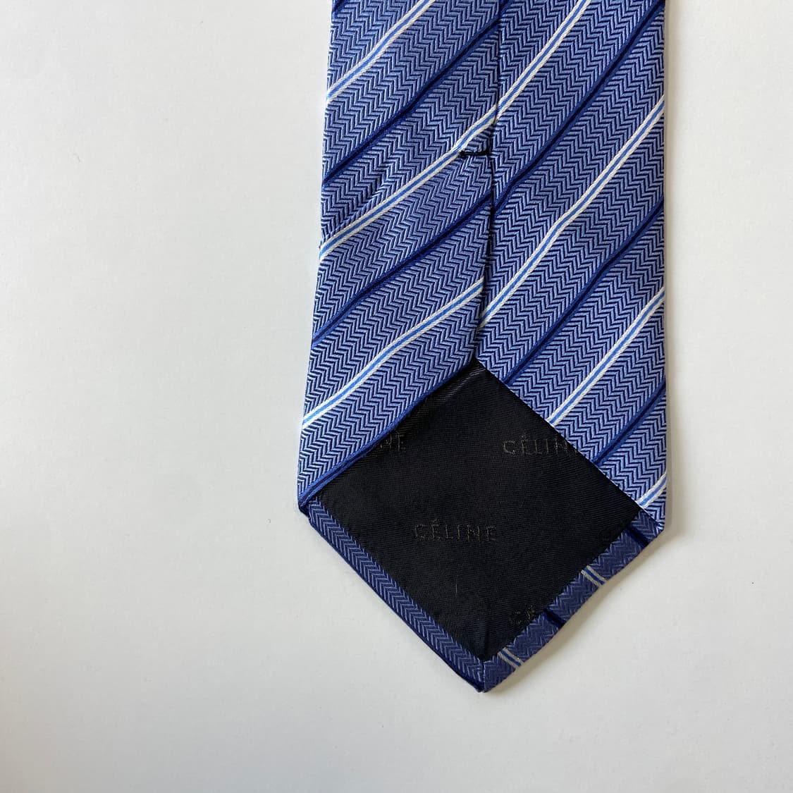 신형 셀린느(CELINE) 심플로고 정품 명품 넥타이8.6cm 상품이미지7