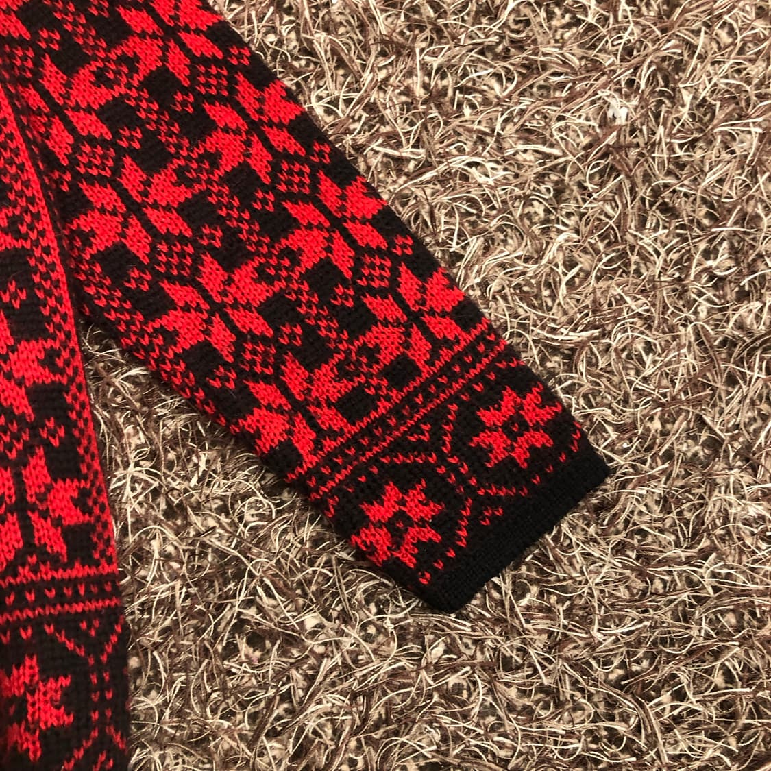 겐조 90s 울 패턴 니트 스웨터 상품이미지3