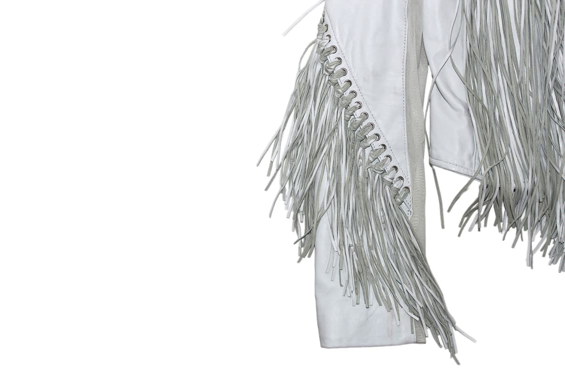 LAMARQUE Fringe Leather Jacket 상품이미지3