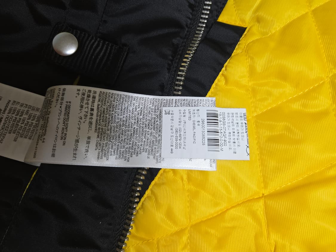 디젤 블랙봄버자켓 상품이미지4