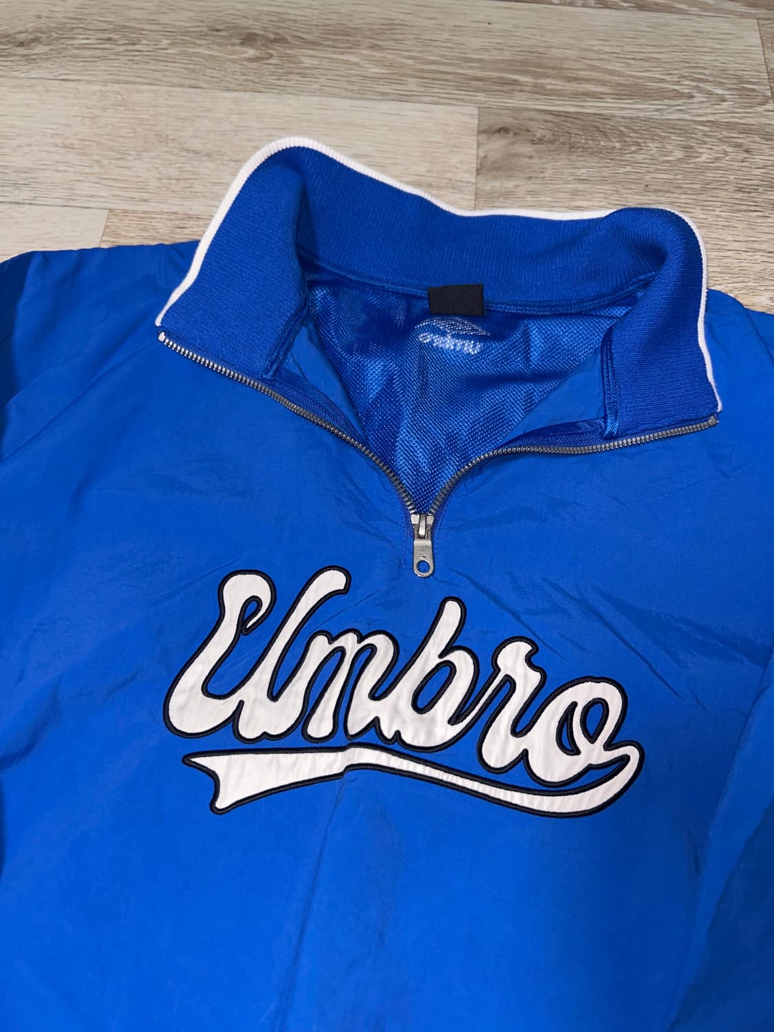 엄브로 프레피 옥스포드 스탠넥 아노락 블루 상품이미지1