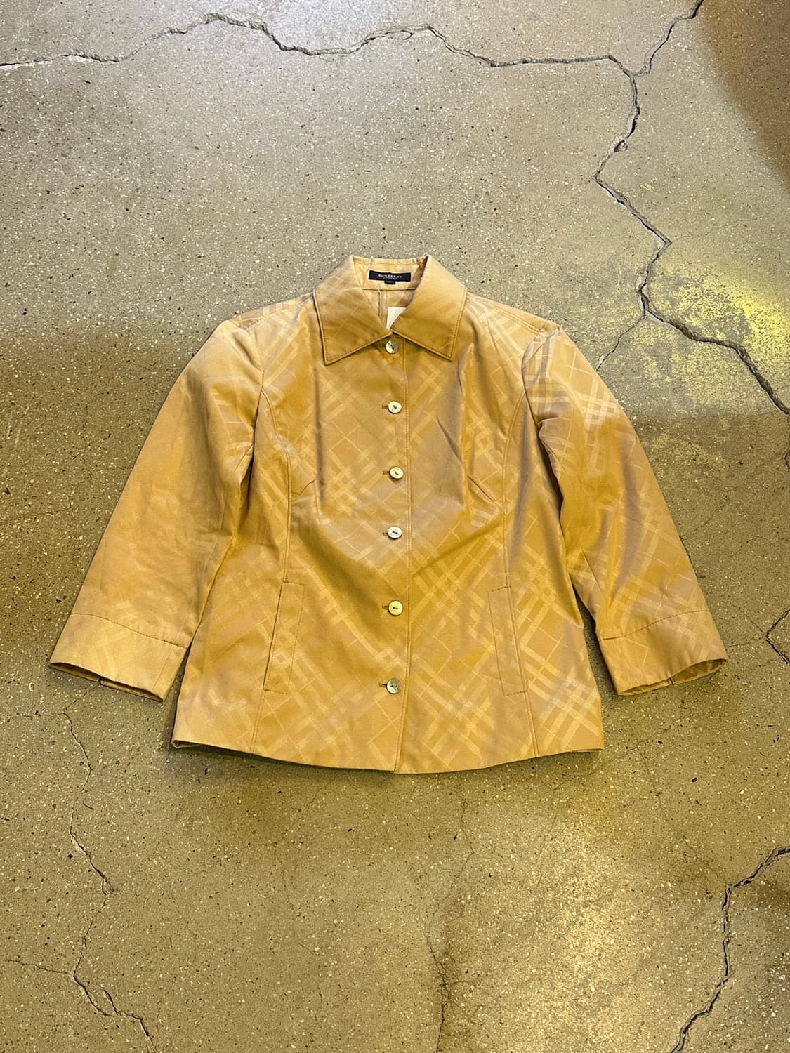 BURBERRY 버버리 노바체크 베이지자켓 상품이미지4