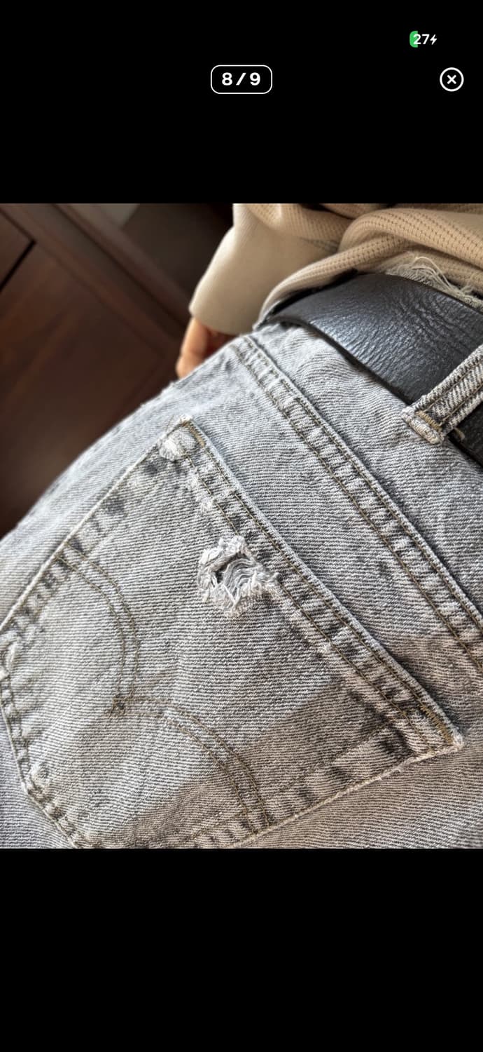 리바이스 505 흑청 상품이미지8