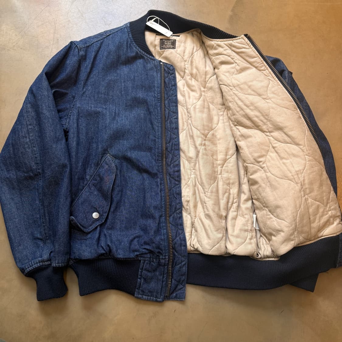 존불 데님 봄버 MA1 상품이미지2