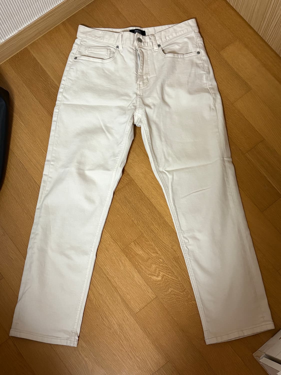 무신사 스탠다드 크림색 바지 상품이미지7