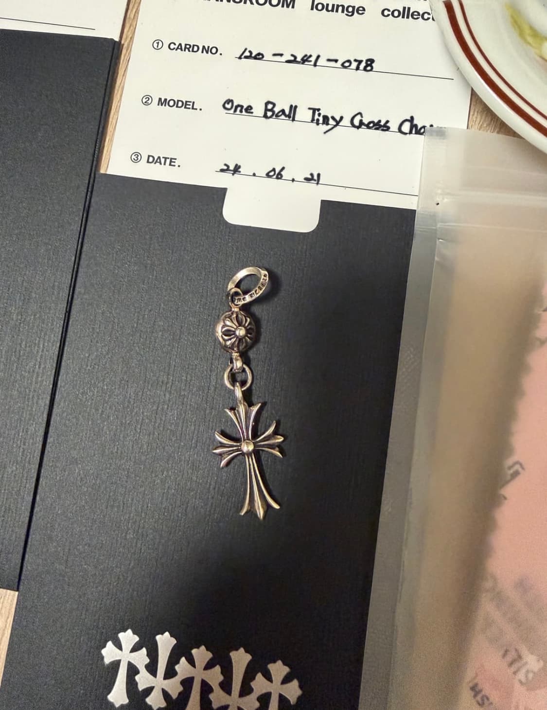 크롬하츠 원볼 타이니 크로스 펜던트 상품이미지2