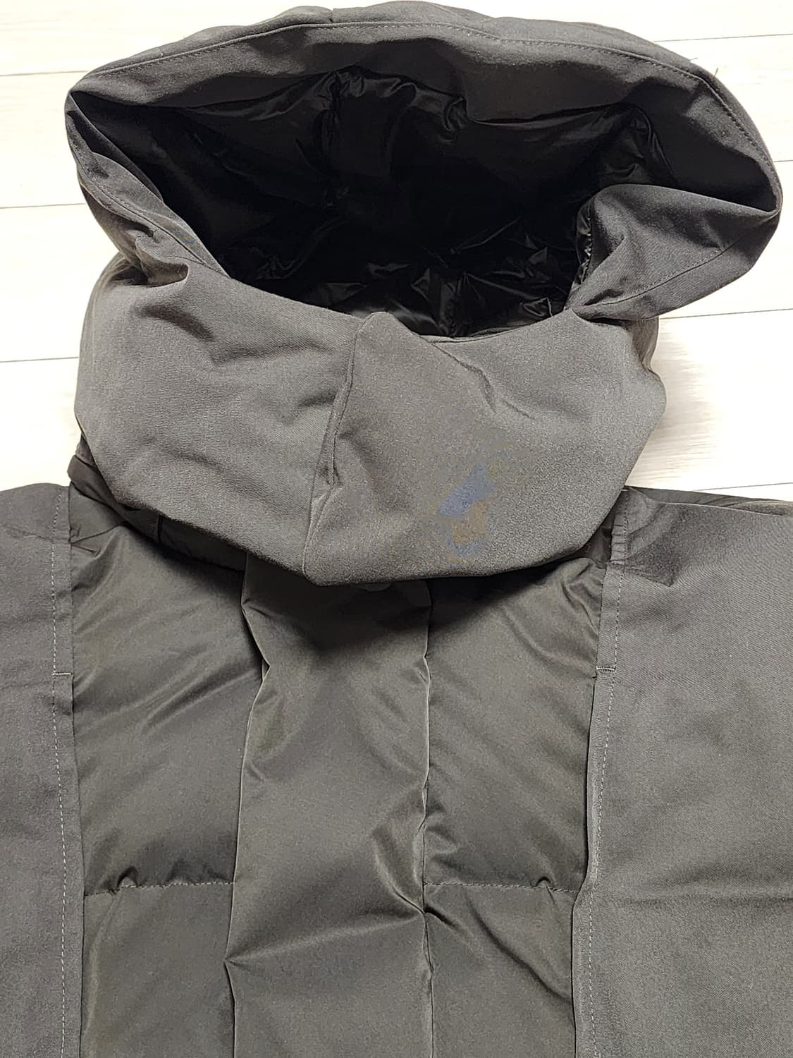 유니클로+J 질샌더 오버사이즈 다운 파카 올리브XXL 상품이미지3