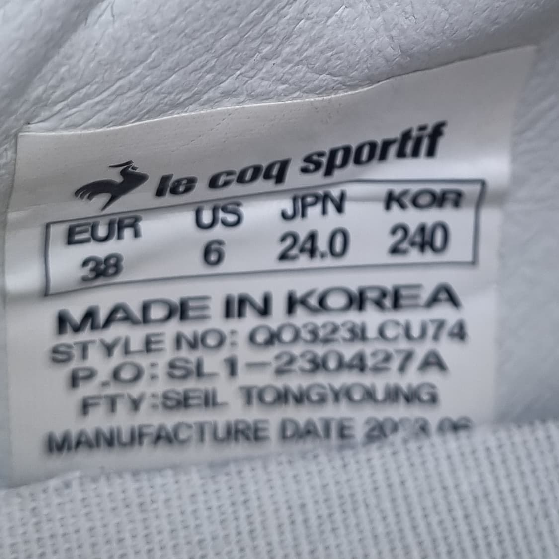 르꼬끄 스포르티브 포폴라 클래식 컵솔 스니커즈 240 상품이미지6