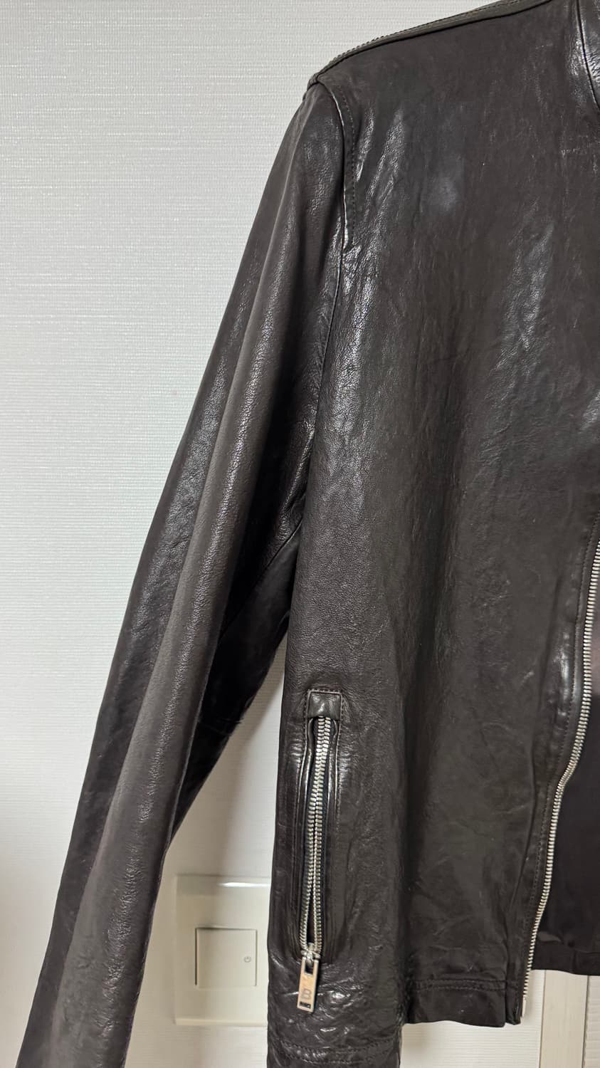 도메스틱 이태리 렘스킨 레더자켓 L 상품이미지3