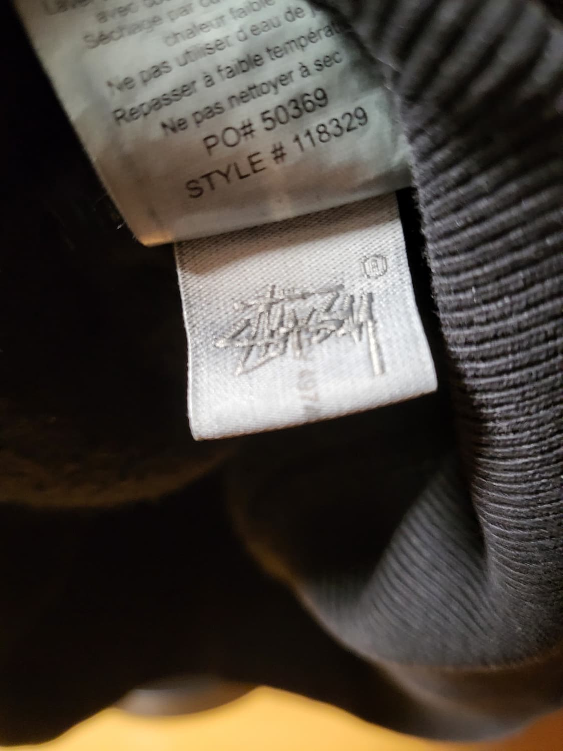 [L] 스투시 스톡 플리스 모크 (블랙) 상품이미지4