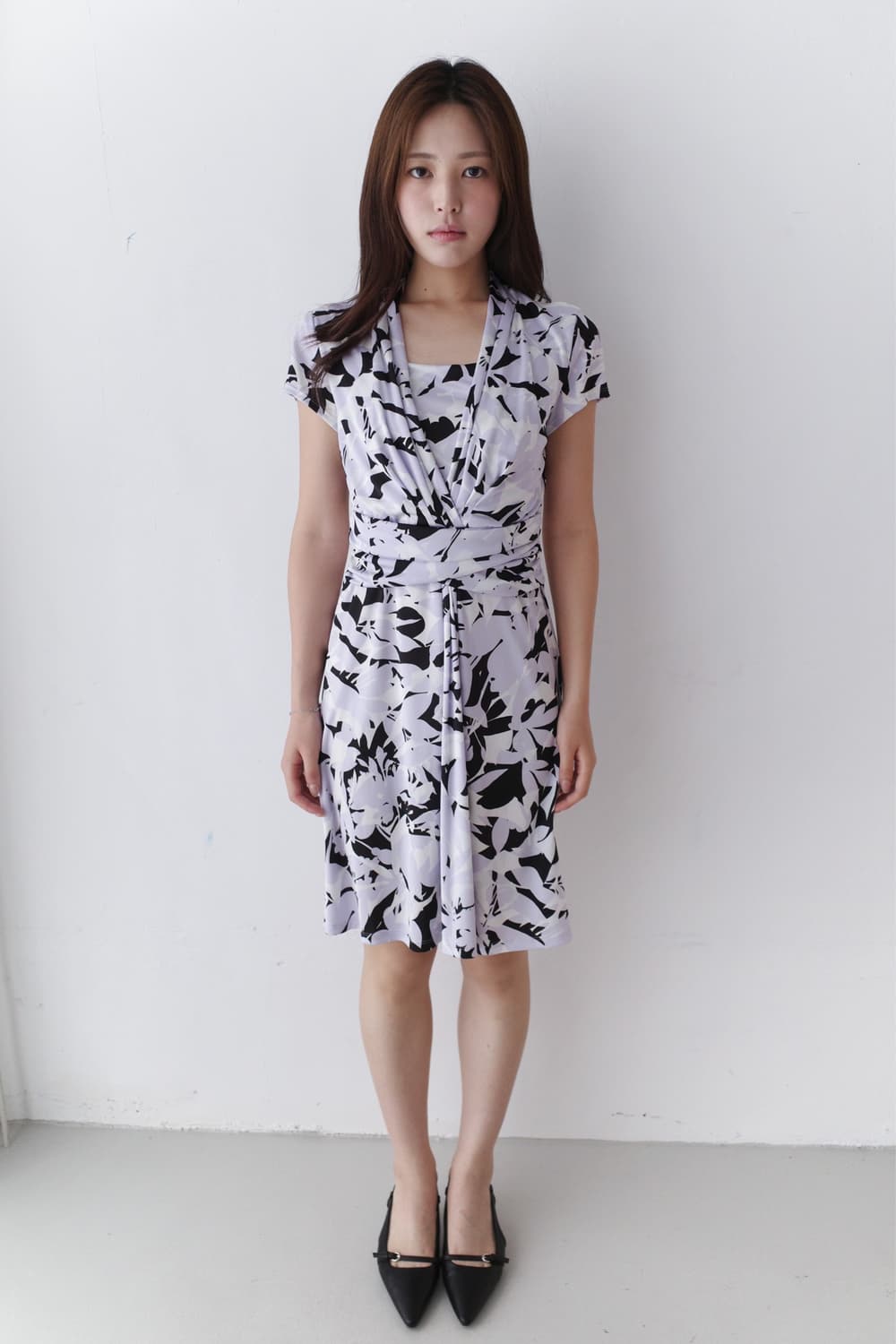 pattern draping one-piece 상품이미지6