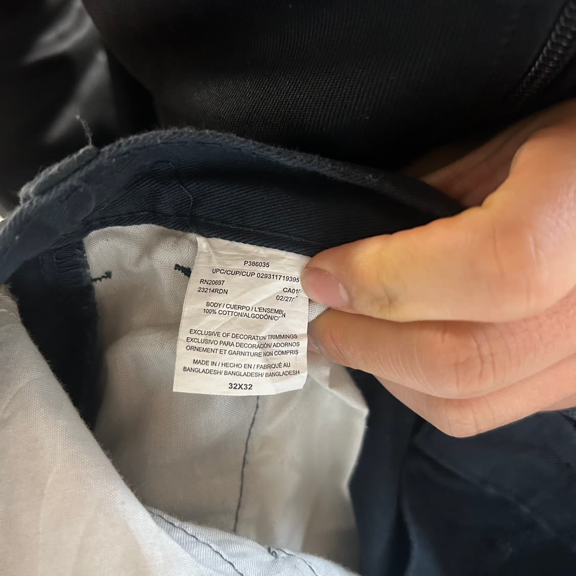 디키즈 네이비 와이드 카고팬츠 32 상품이미지4