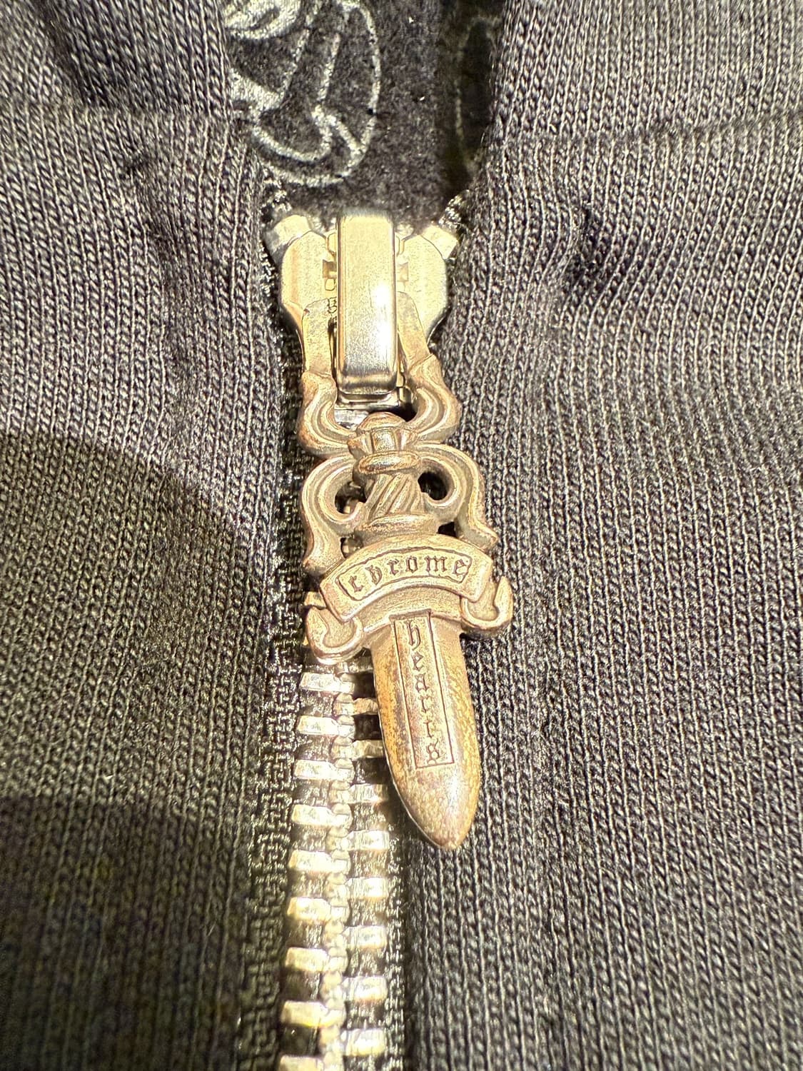 크롬하츠 홀스슈 플로럴 플리스 후디 L 상품이미지3