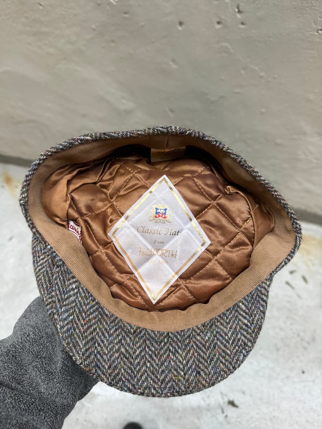 90s Failsworth 해리스트위드 헌팅캡 상품이미지3