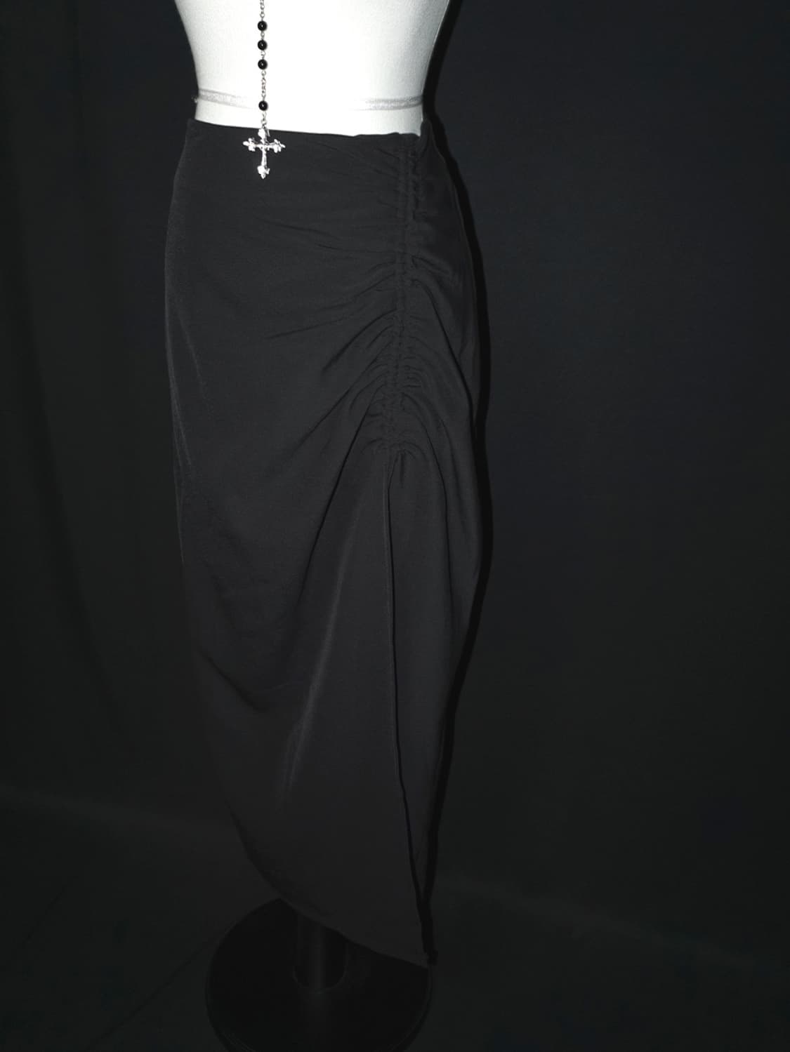 side shirring china skirt  상품이미지3