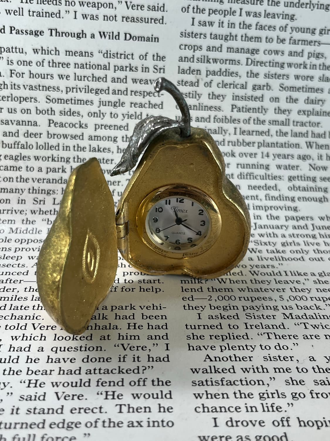 TIMEX 서양배 탁상시계 상품이미지1