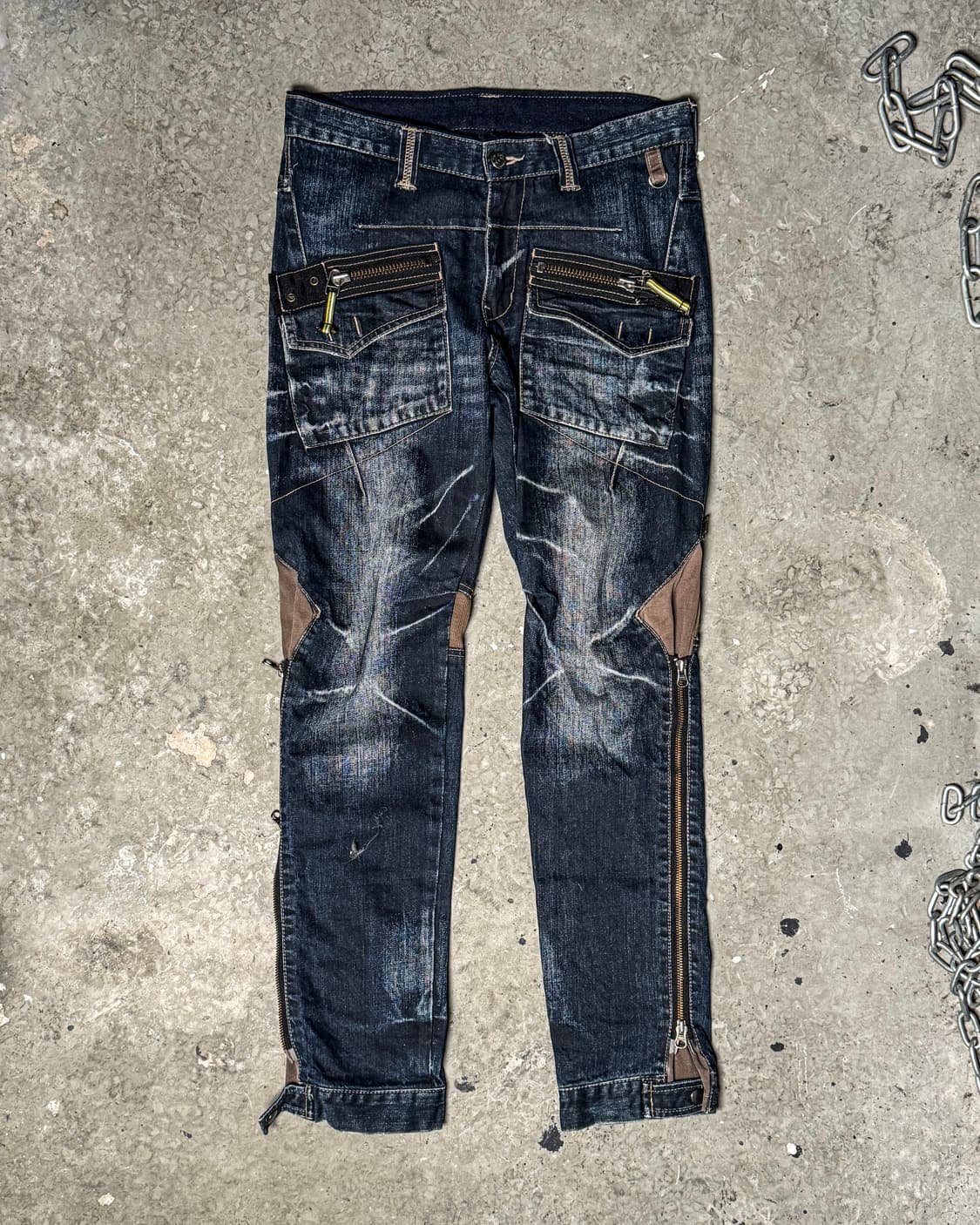 PPFM – Zipper Detail Denim Pants 상품이미지2