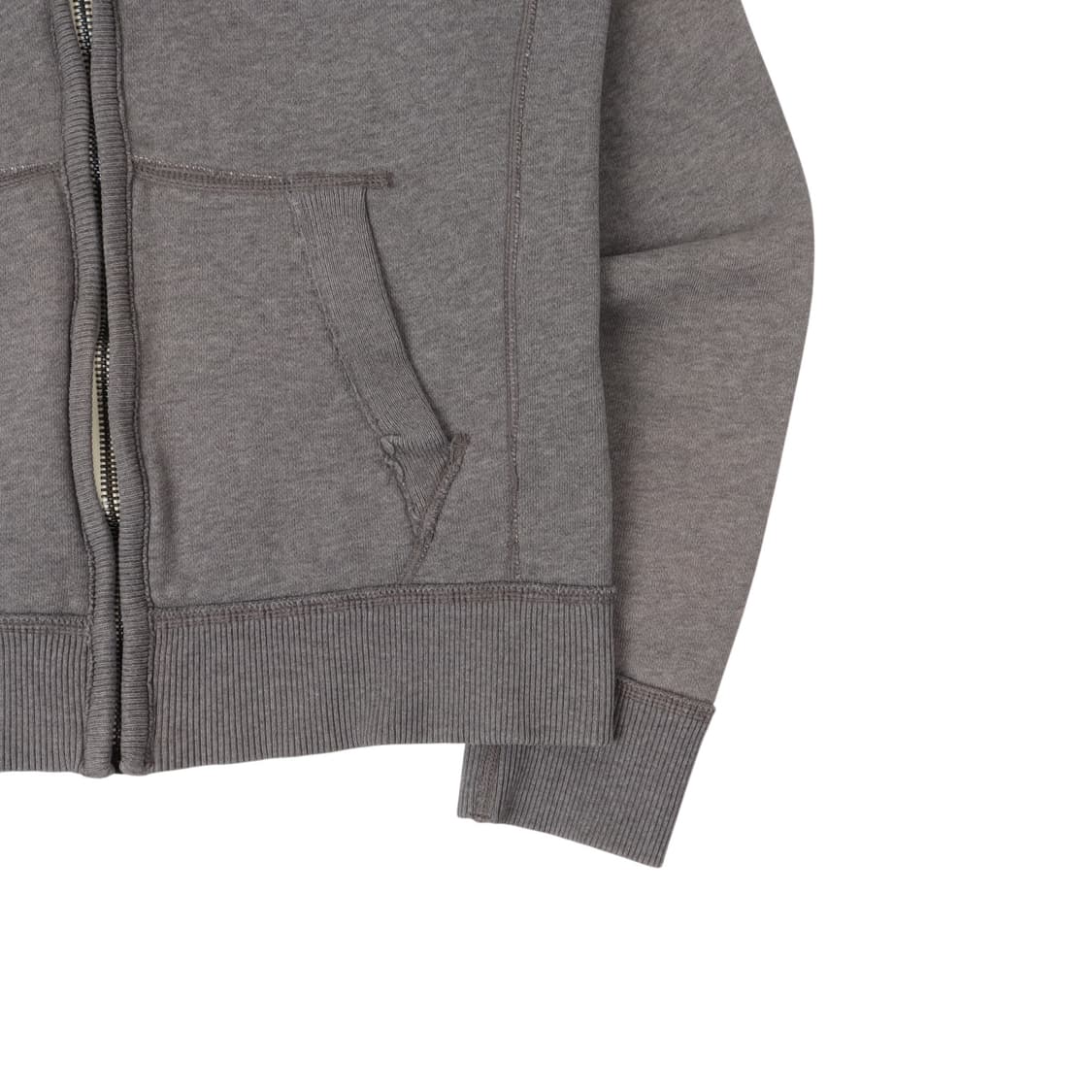 아베크롬비 그레이 아치로고 후드집업 상품이미지4
