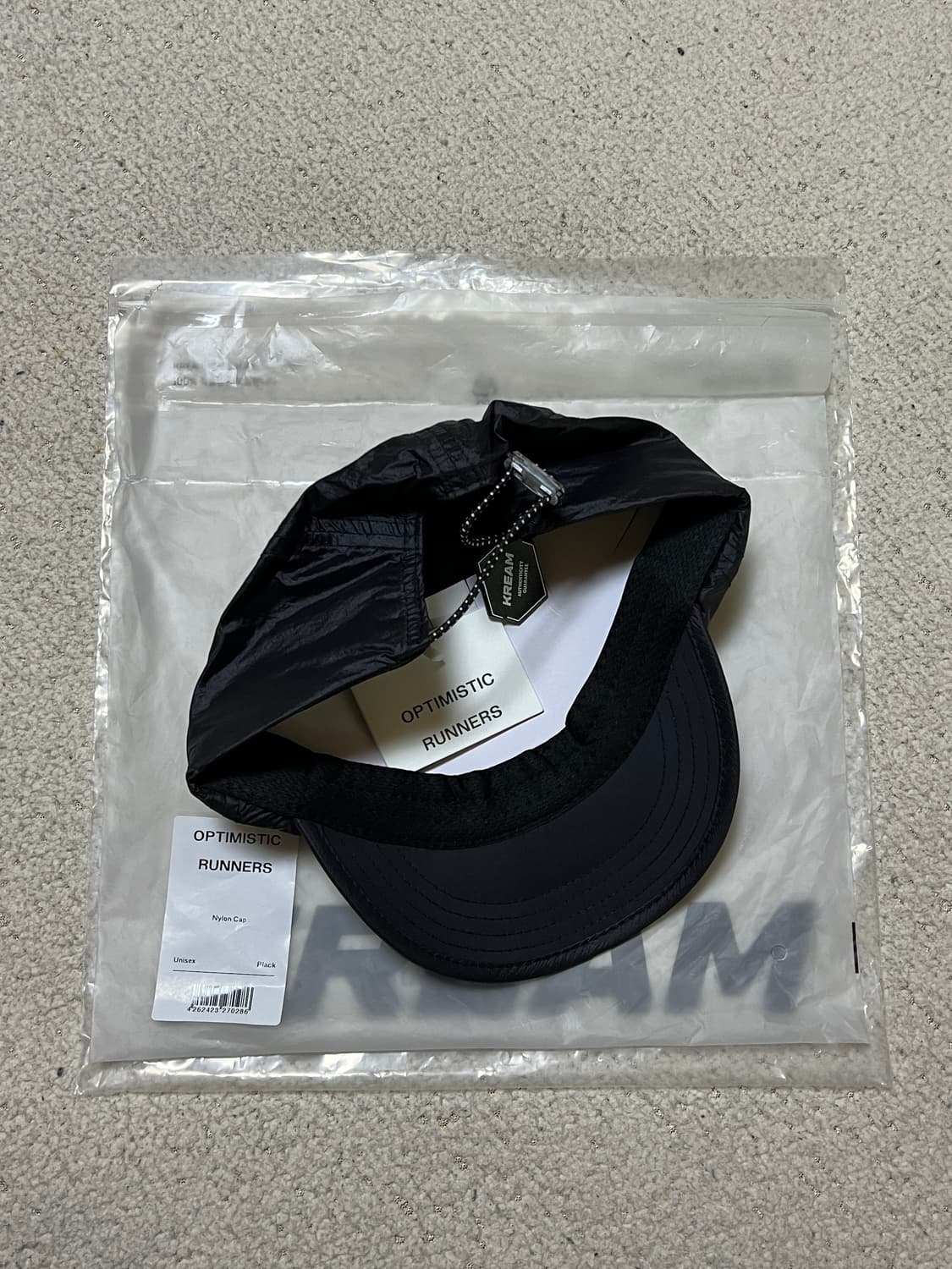 옵티미스틱 러너스 나일론 캡 블랙 상품이미지4