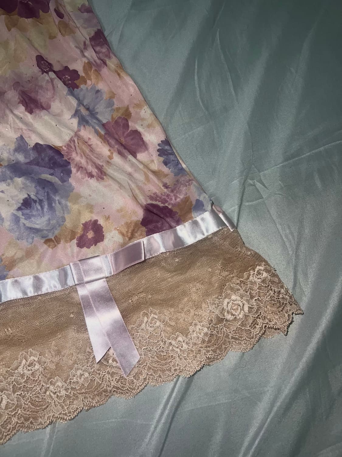 ✨vintage pink flower pattern slip dress✨ 상품이미지5