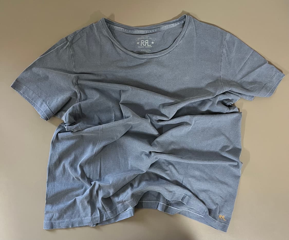 RRL 가먼트다이 티셔츠 상품이미지1