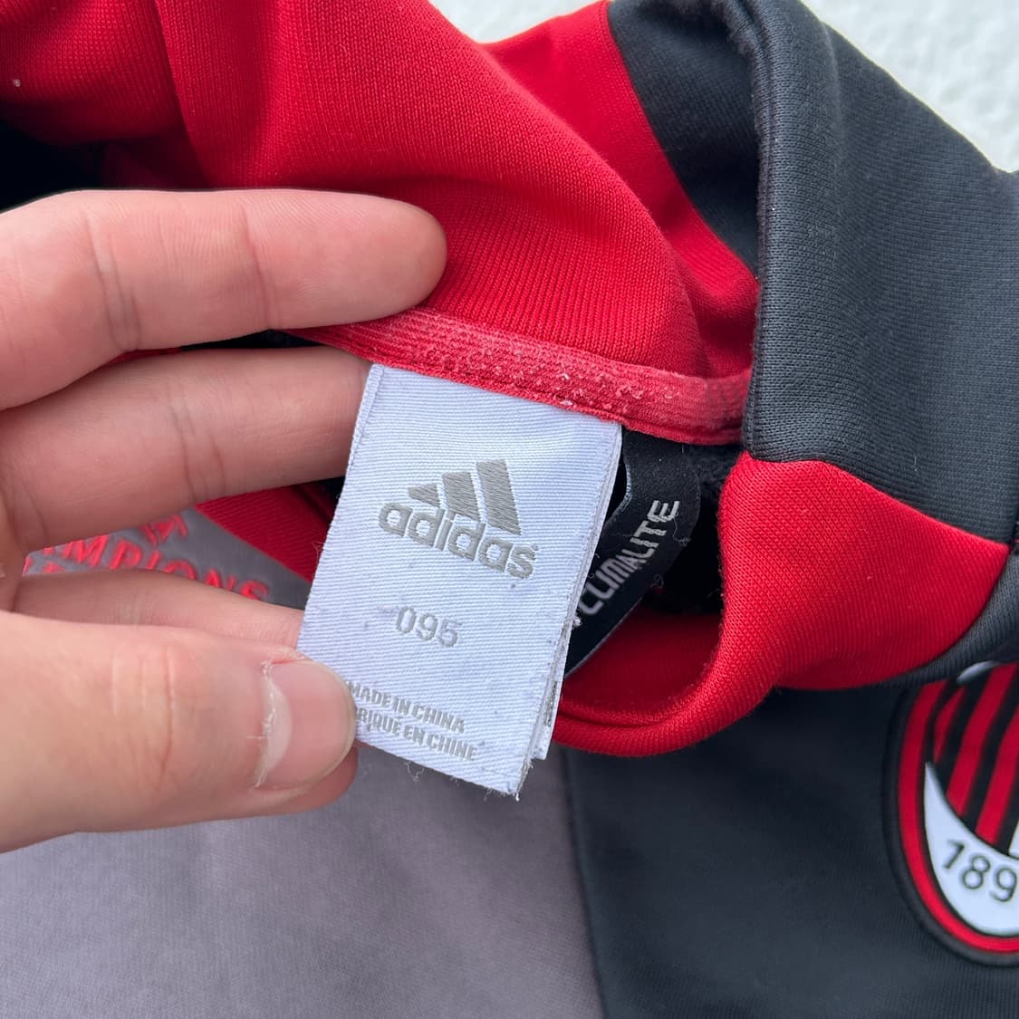 아디다스 12-13 UCL AC밀란 트레이닝 탑 상품이미지8