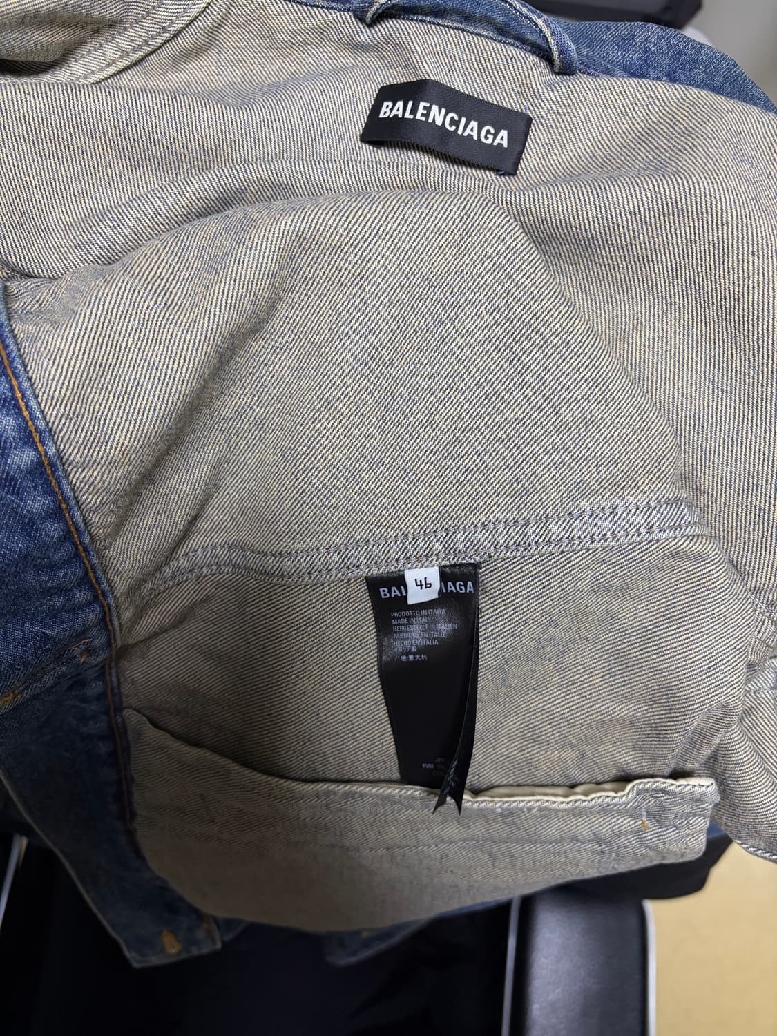 발렌시아가 데님 자켓 상품이미지3