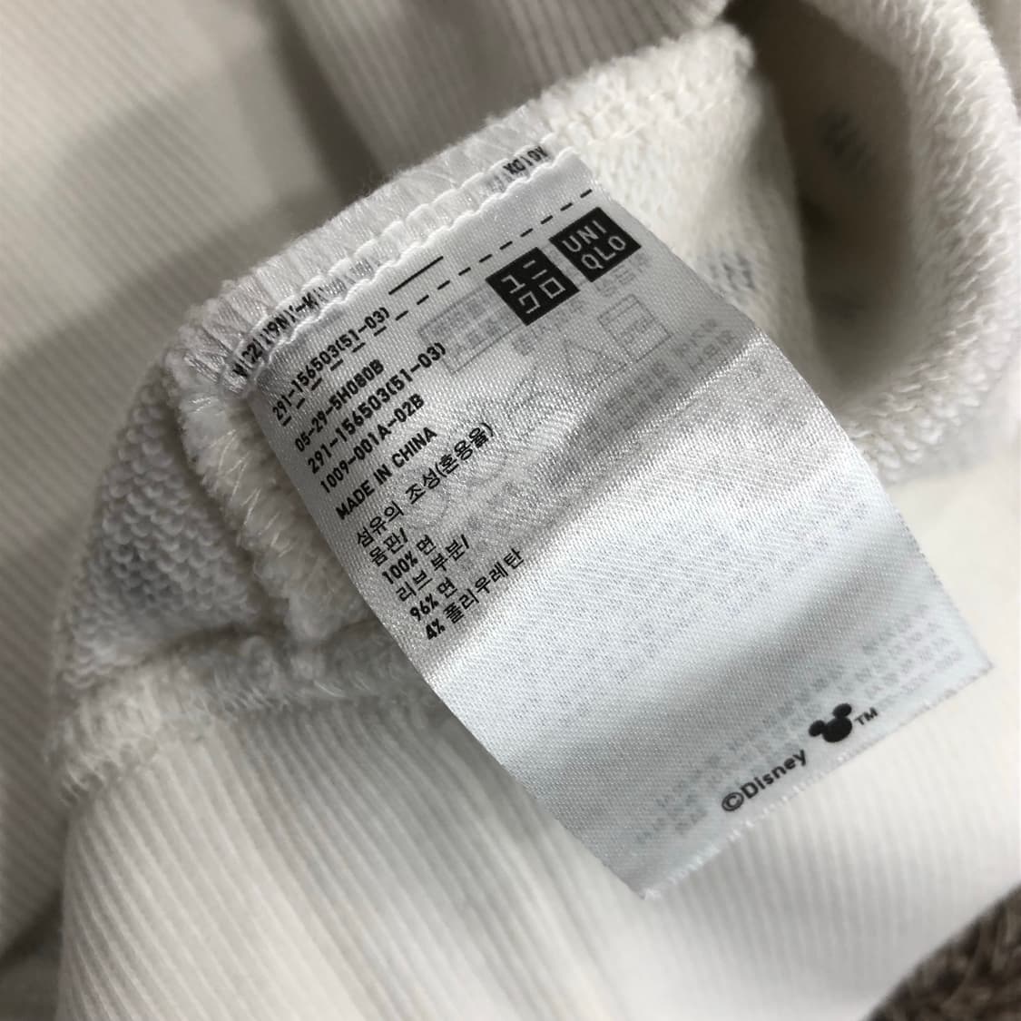 유니클로 디즈니 도트 미키 폴카닷 스웻 원피스 상품이미지5