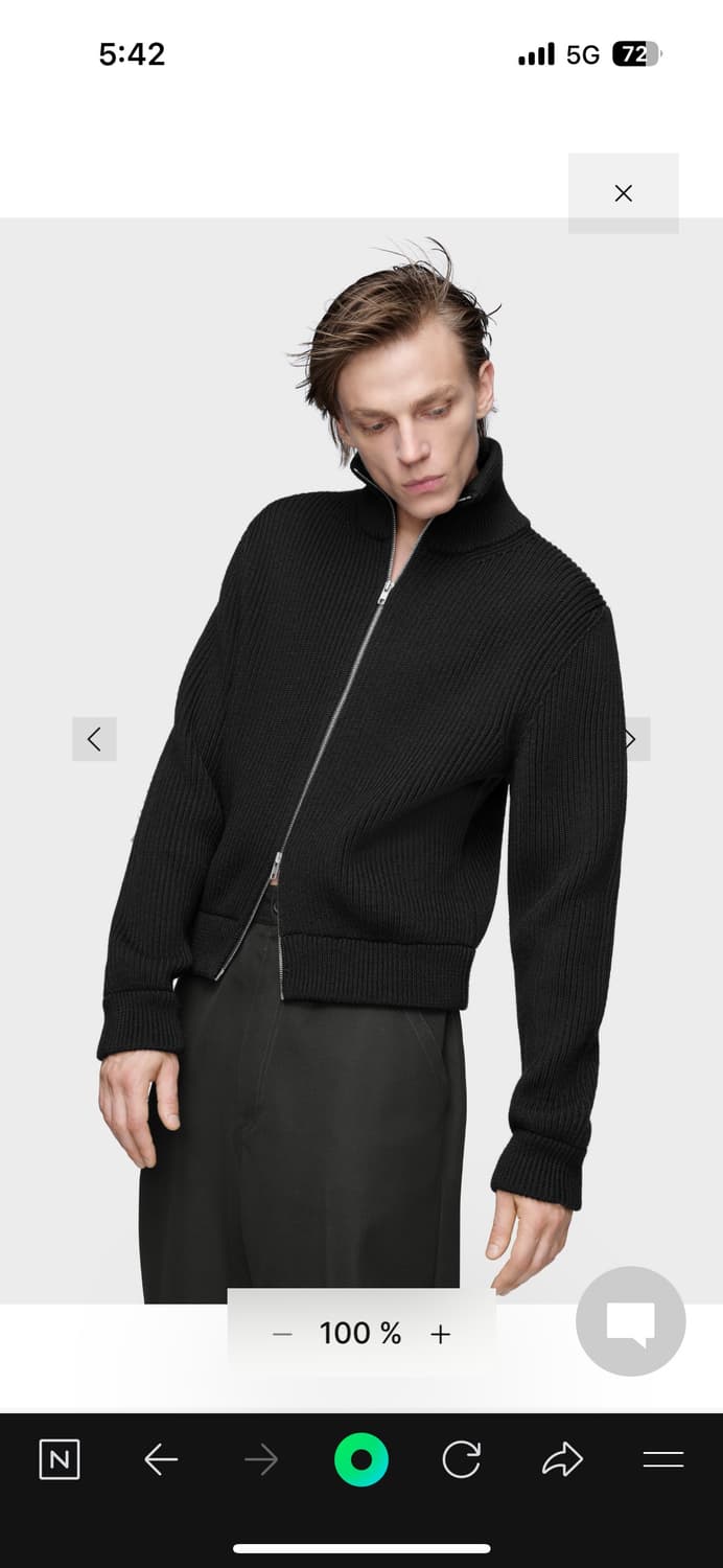 마르지엘라 울 니트 재킷 L사이즈 상품이미지2