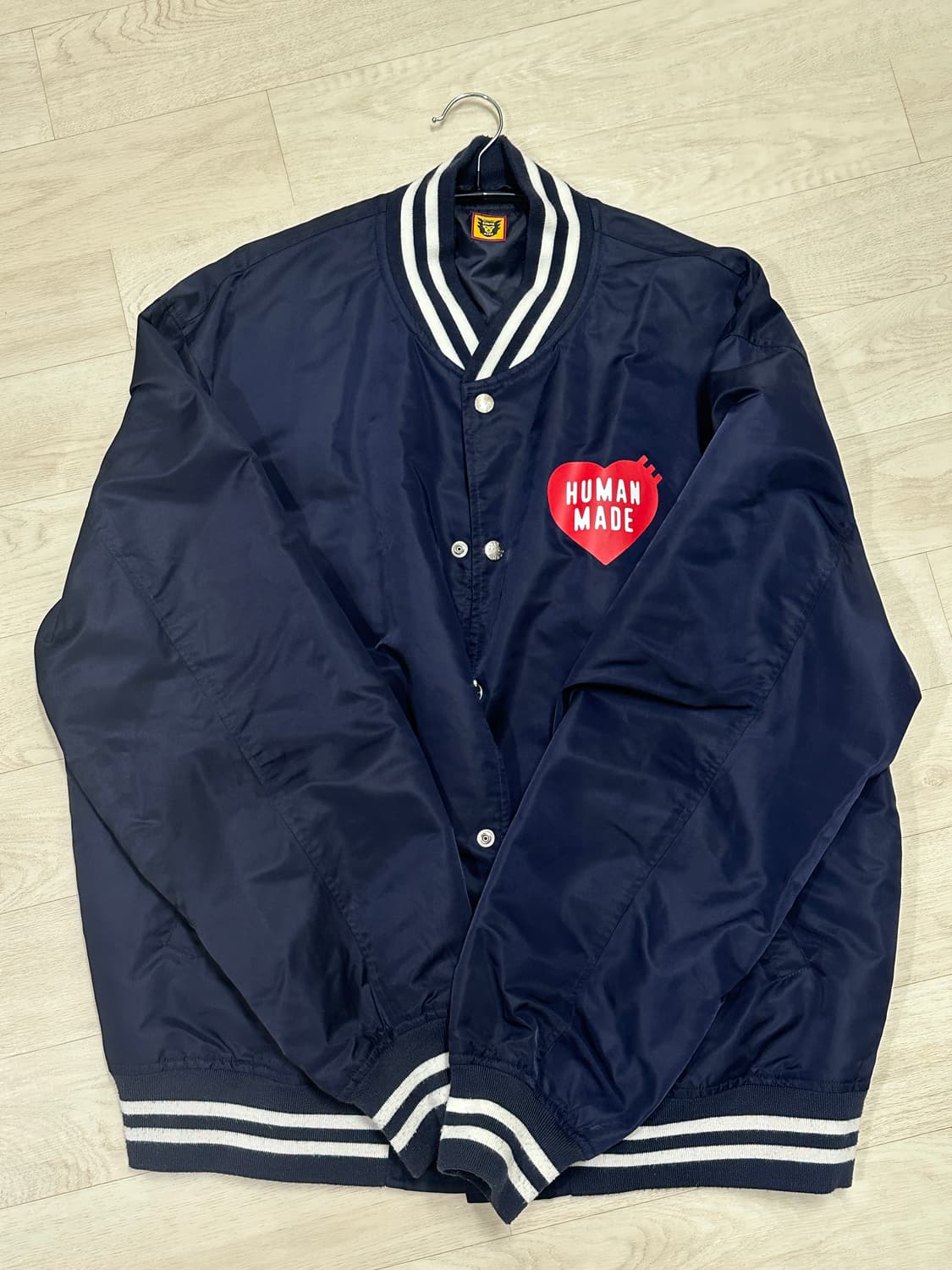 휴먼메이드 바시티 자켓 네이비 L 상품이미지1