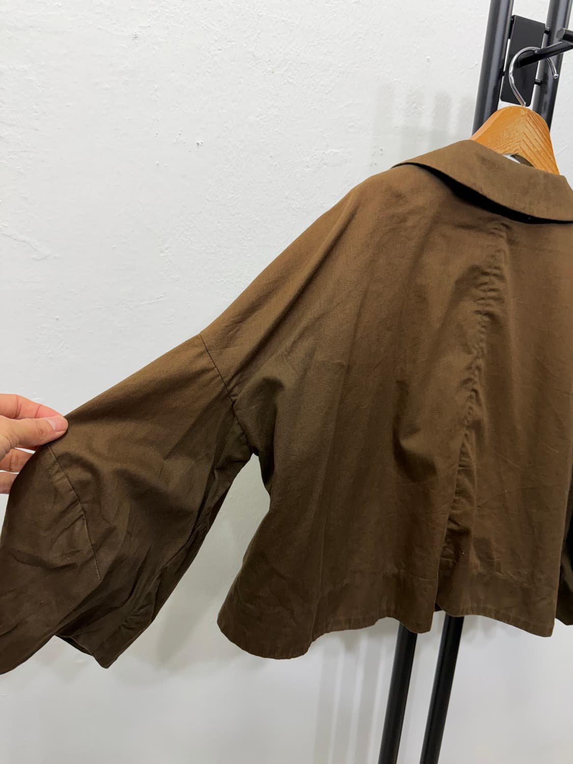 정품) 마르니 브라운 컬러 루즈핏 자켓 38 상품이미지5