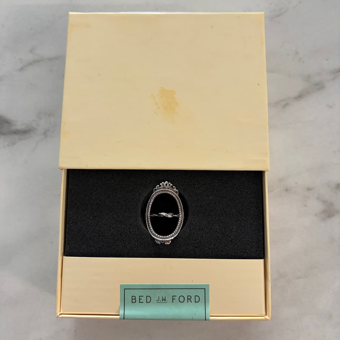 베드포드 Bed J.W. Ford 실버 925 미러 링 반지 15호 상품이미지3
