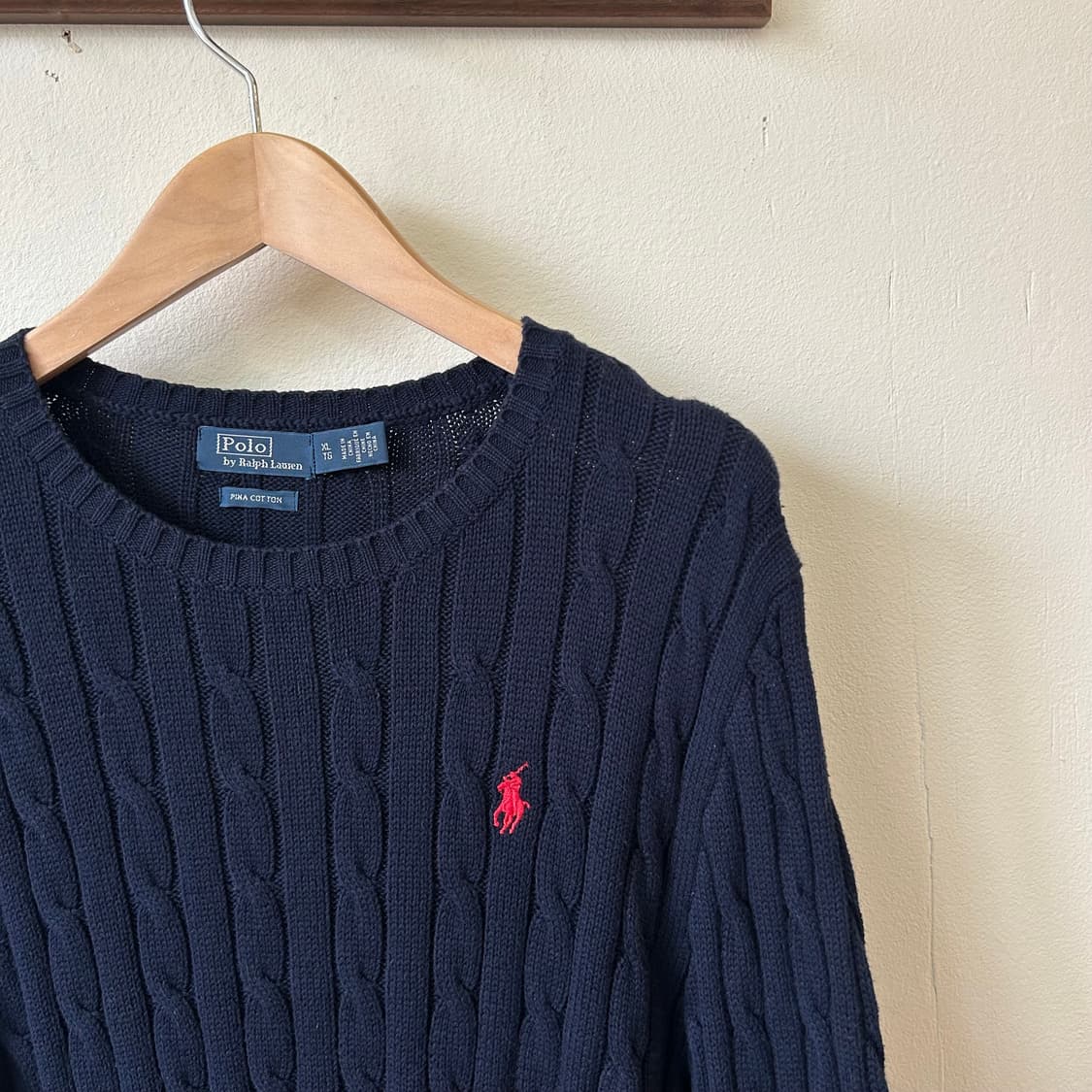 폴로랄프로렌 네이비 케이블 스웨터 상품이미지5