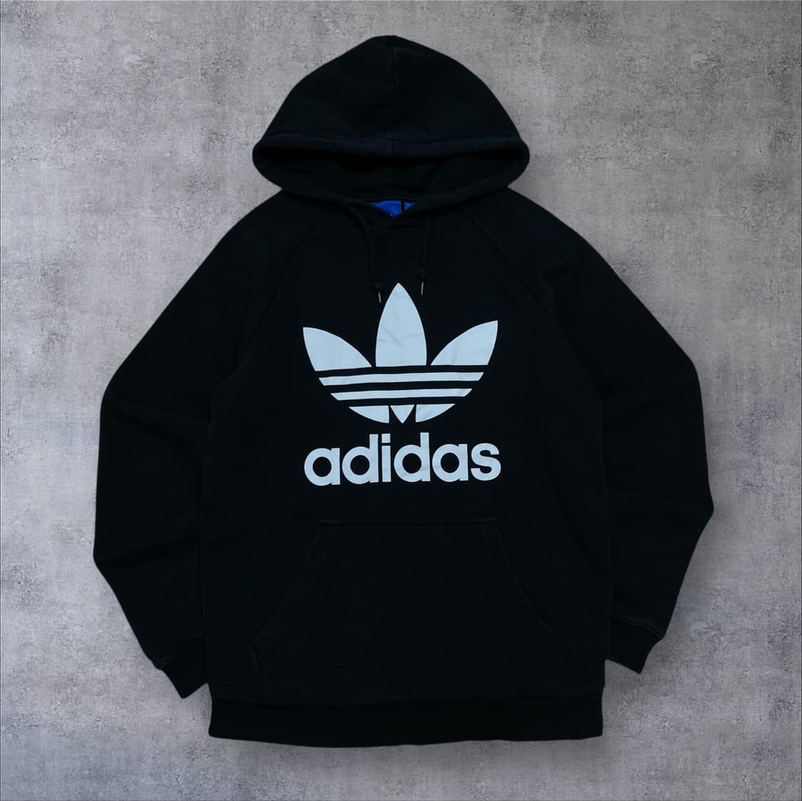 아디다스 오리지날 빅로고 블랙 후드티 상품이미지1