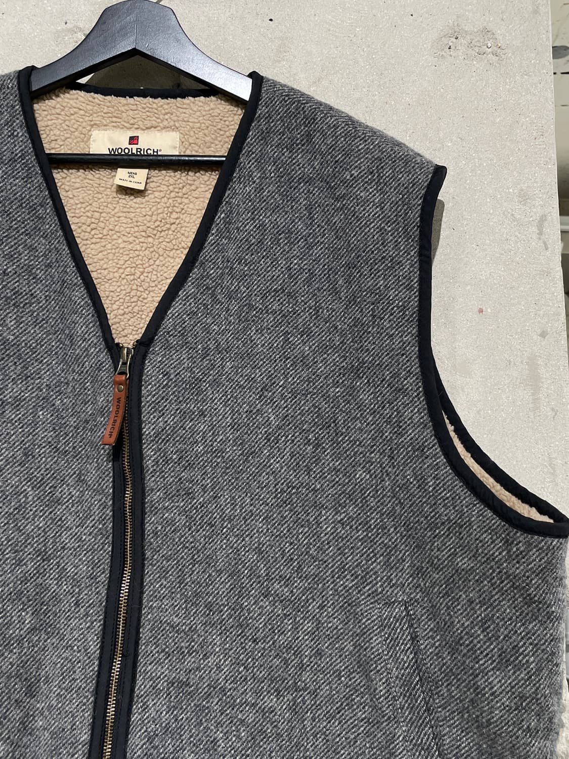 울리치 그레이 스트레치 울 집업 베스트 상품이미지3