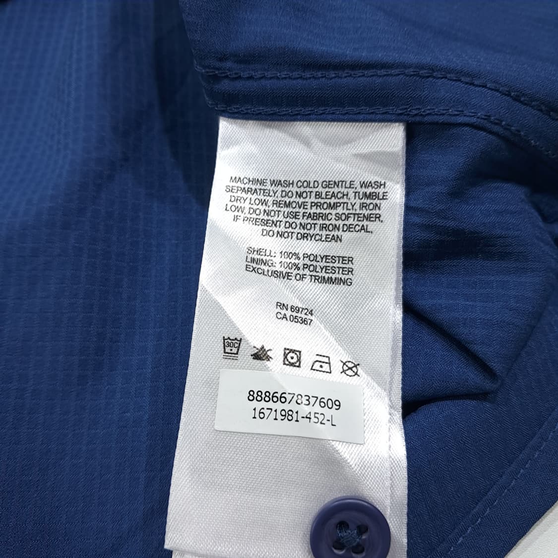 CL648 L 컬럼비아 옴니쉐이드 립스탑 블루 셔츠 남방 상품이미지7