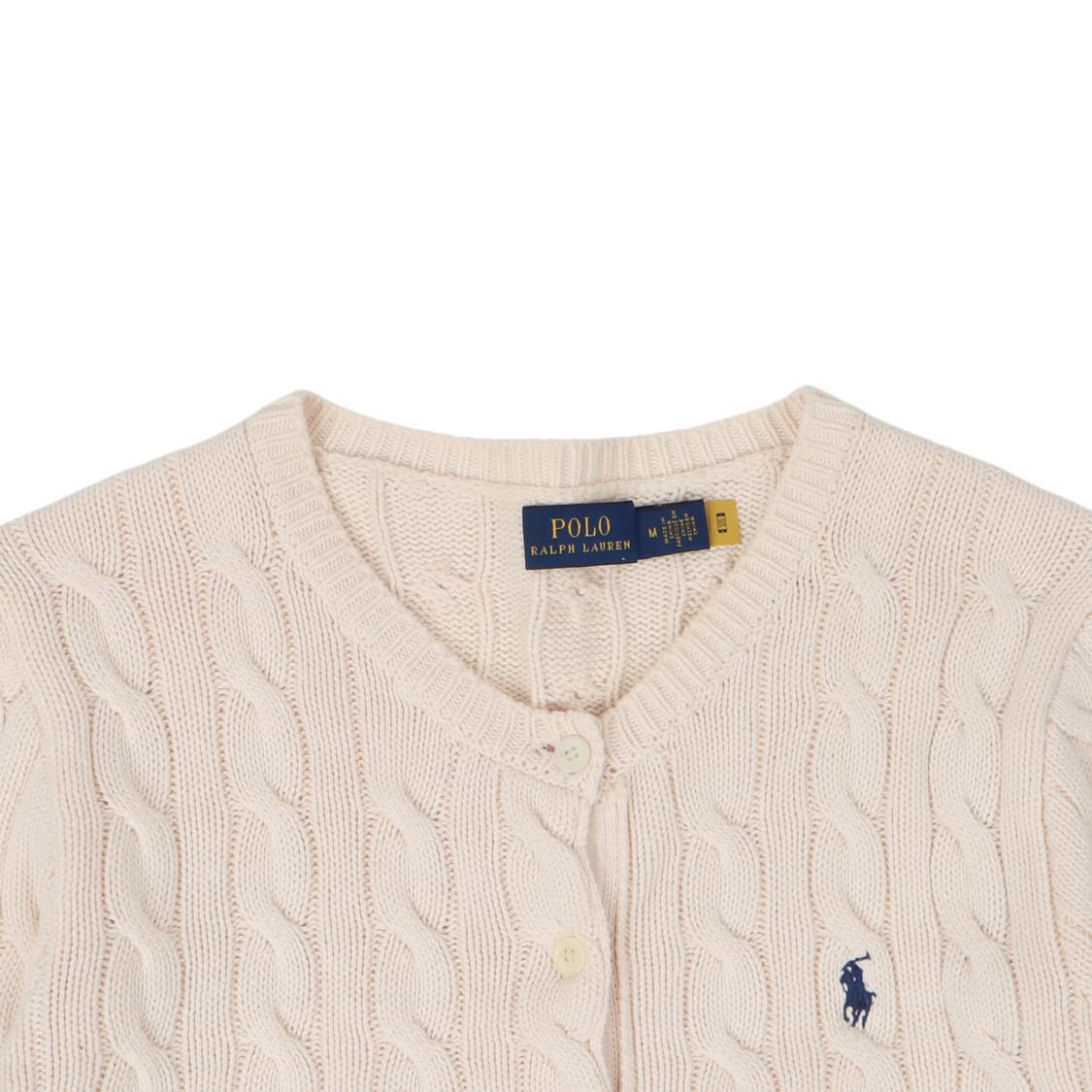 폴로 랄프로렌 QR 우먼스 케이블 니트 가디건 상품이미지2