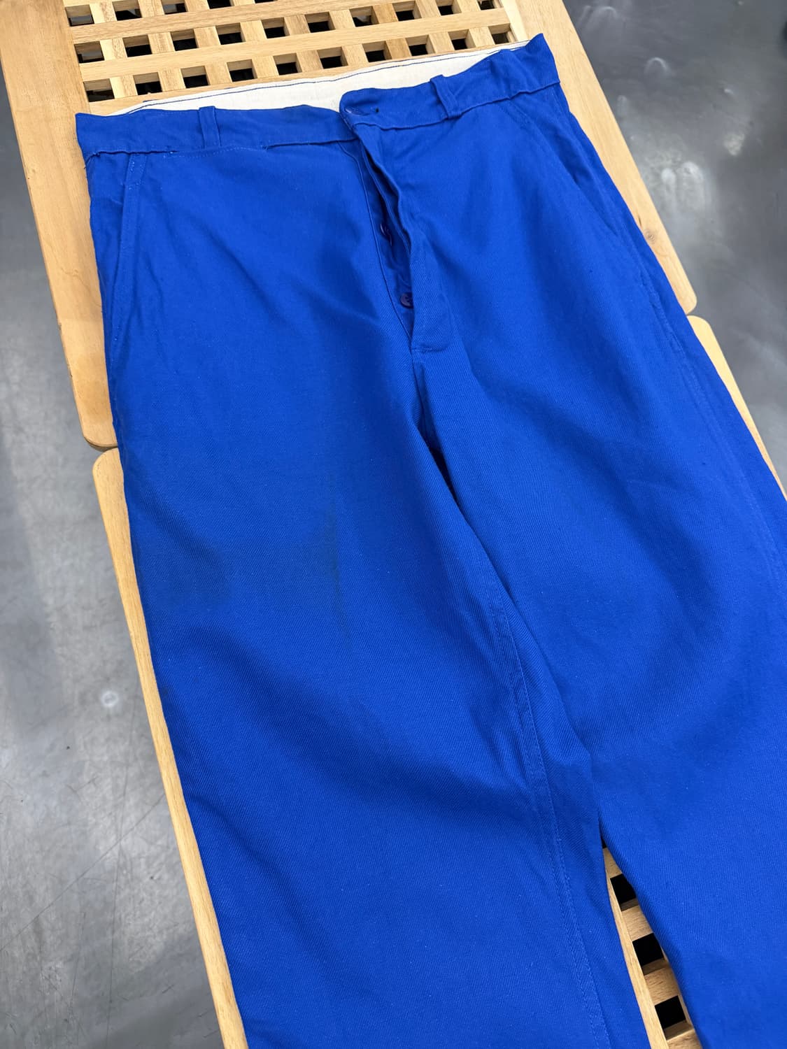 OLD VINTAGE WASHED BLUE FRENCH 프렌치워크팬츠 상품이미지5