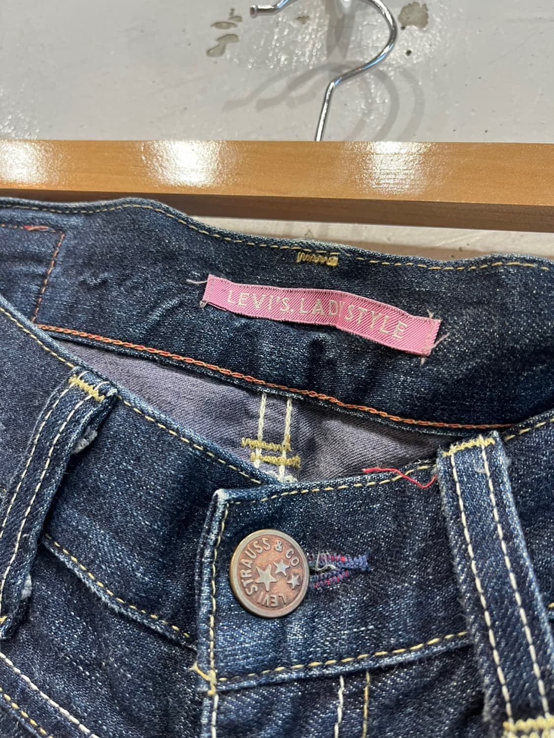 00s 리바이스 부츠컷 데님팬츠 우먼즈 Made in JAPAN 상품이미지5