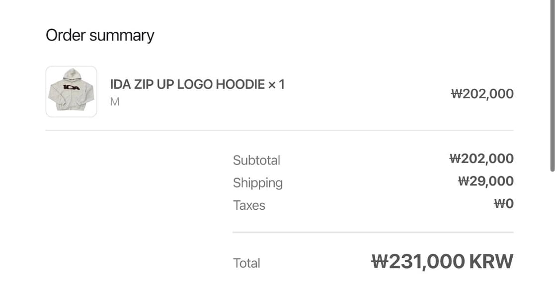 IDA 후드집업 M 상품이미지2