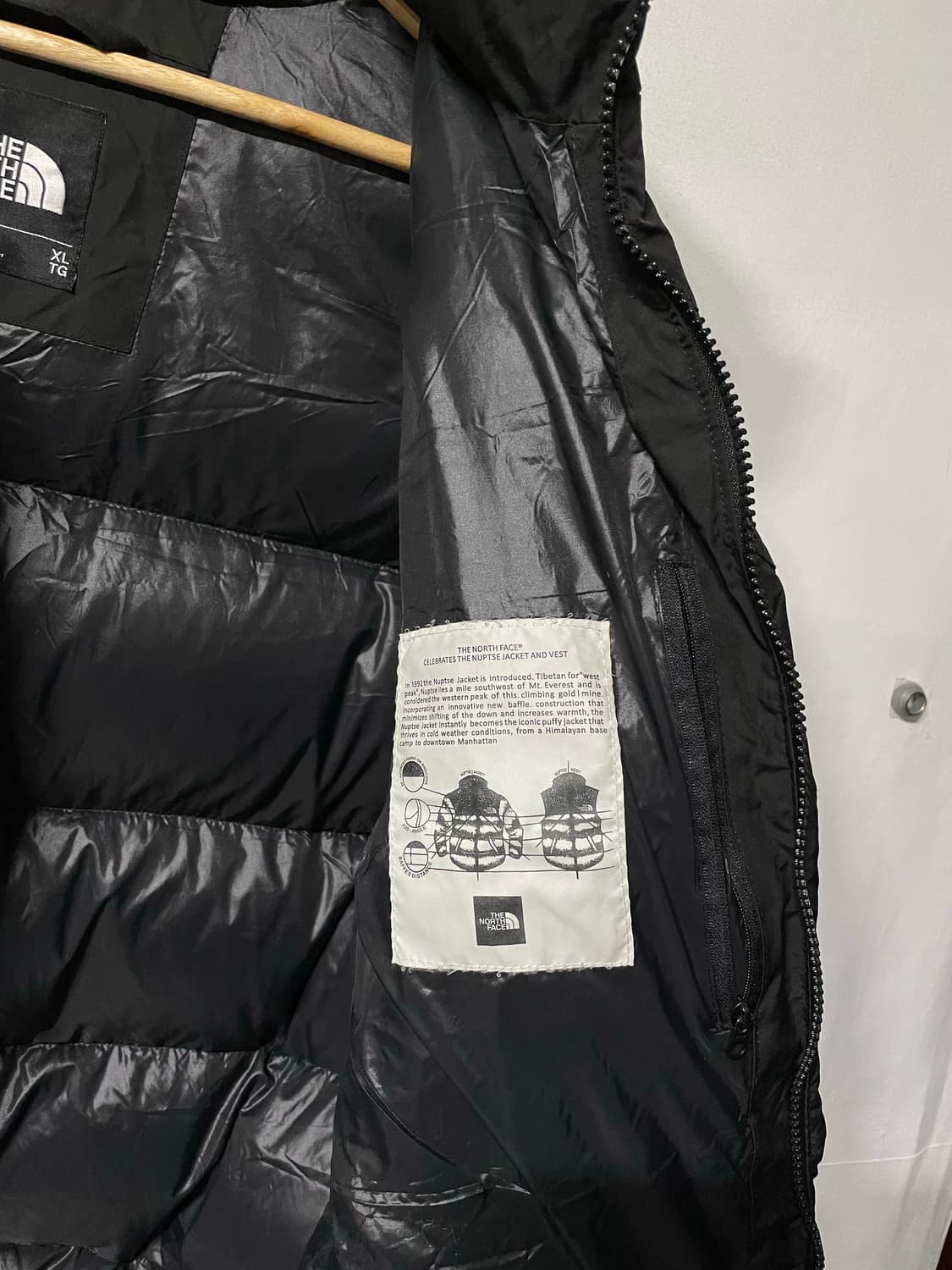 노스페이스 눕시 1992 블랙 해외판 XL 칸예착용모델 상품이미지7