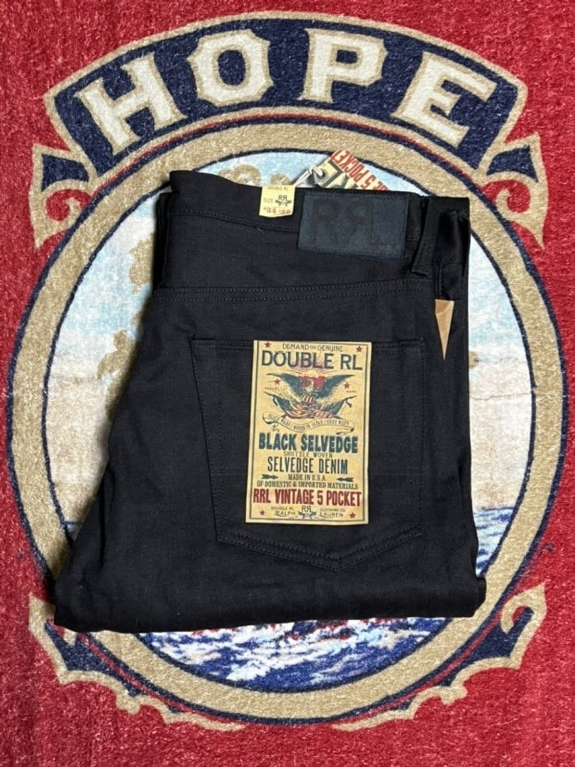 RRL 빈파포 블랙 상품이미지1