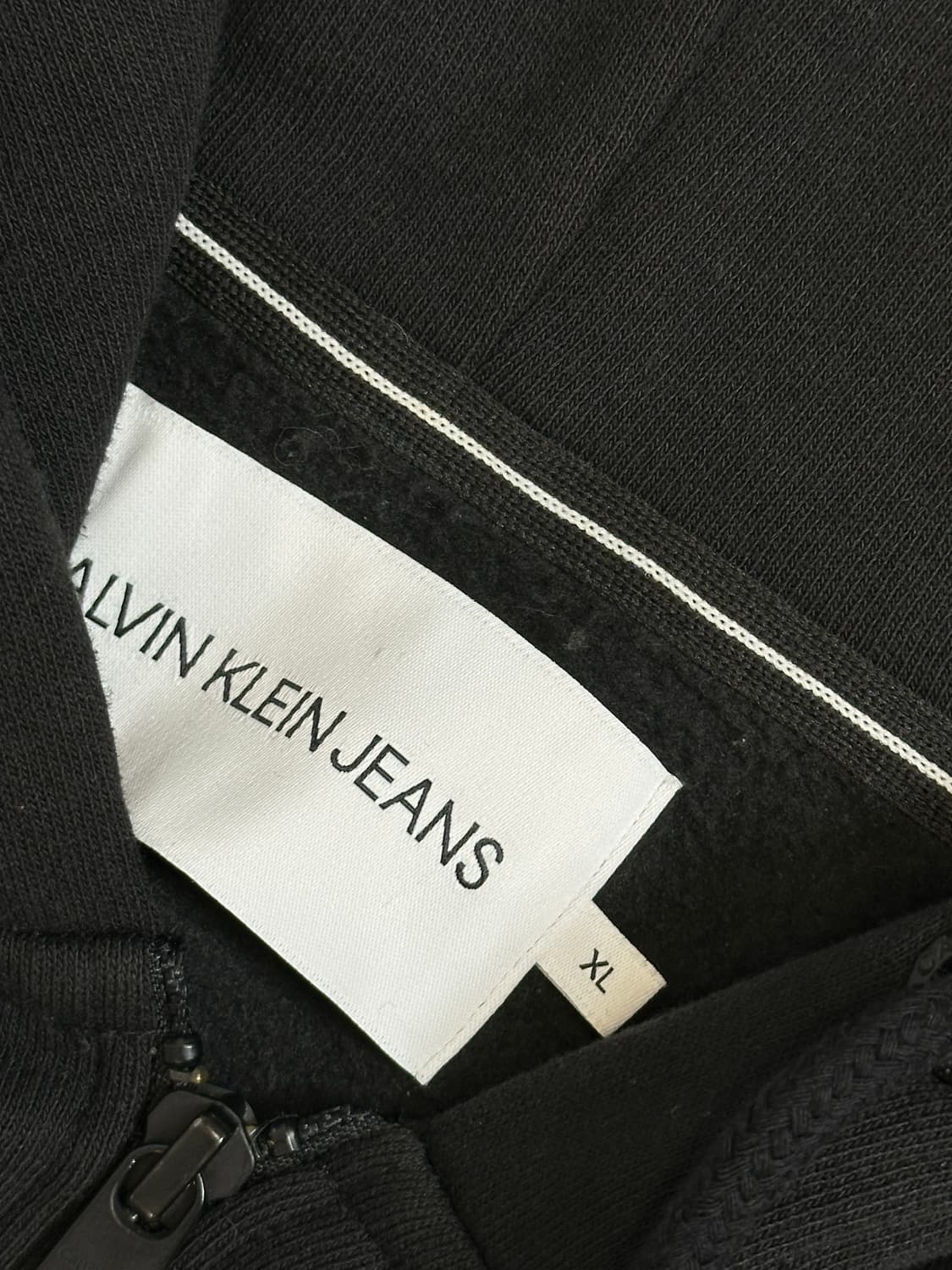 ck 캘빈 후드집업 블랙기모) 상품이미지4