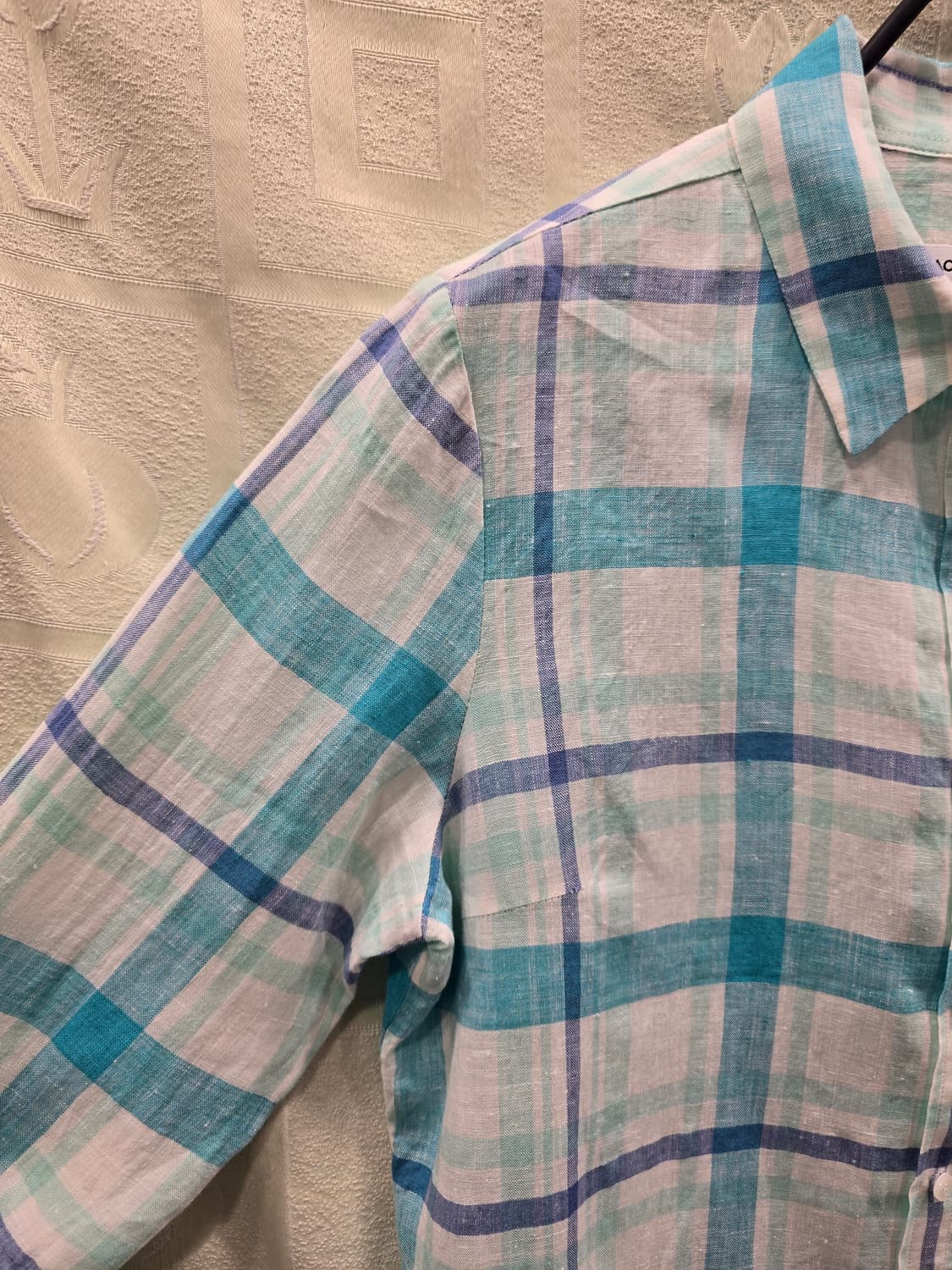 라코스테 여성 마 체크 셔츠 95(66) 상품이미지3