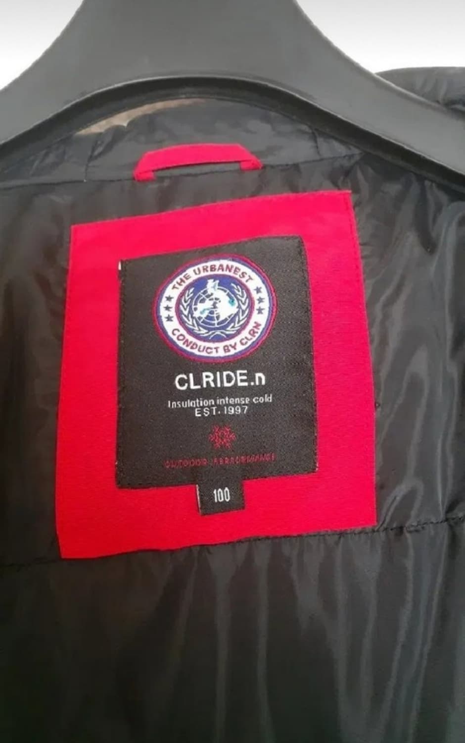 클라이드앤 오리털 패딩 레드 100 상품이미지6