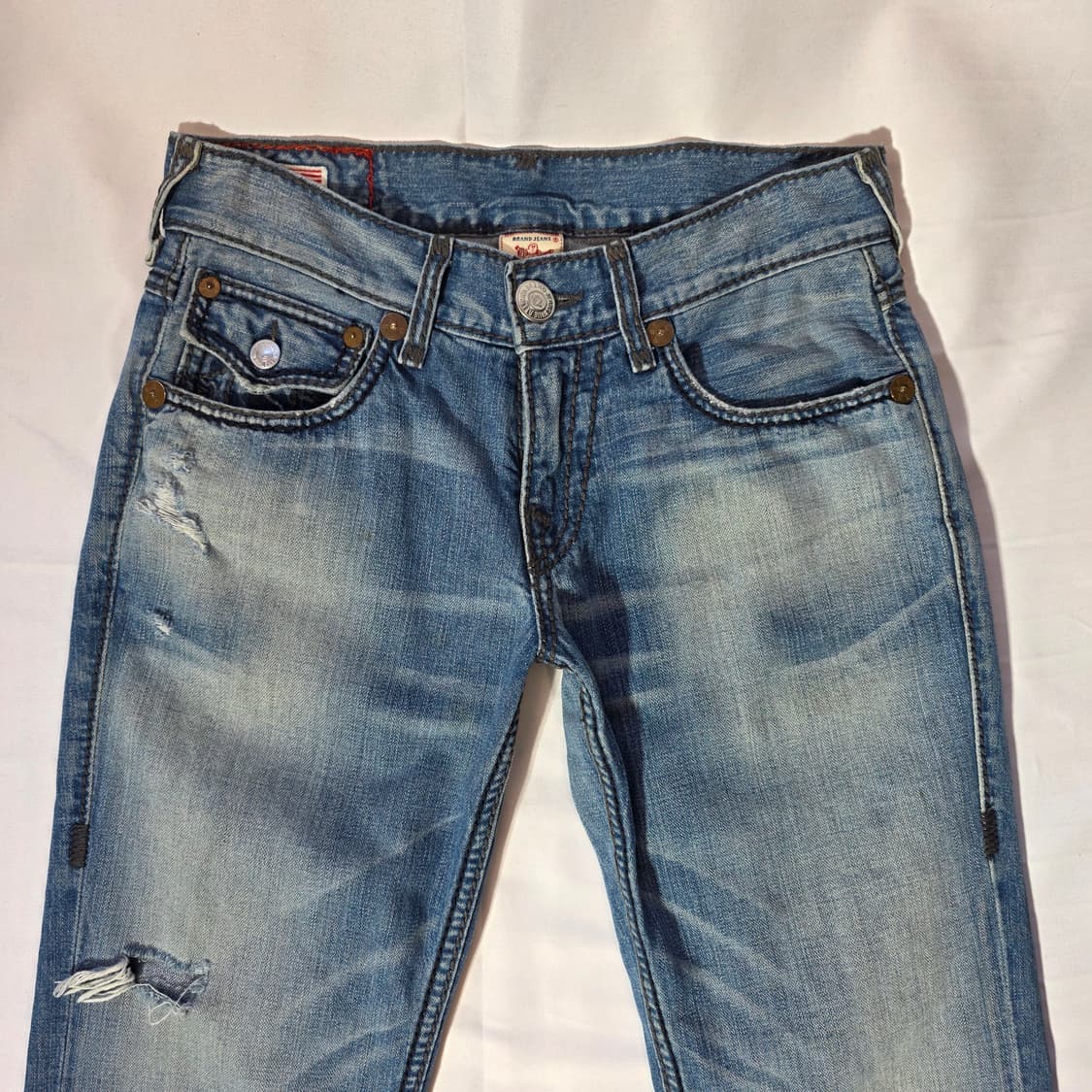 [30]트루릴리전 USA 빌리 자이언트 빅티 부츠컷 데님 팬츠 상품이미지2