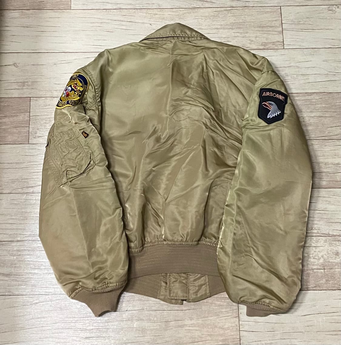 알파인더스트리 빈티지 ma-1 패치 항공자켓 XL 상품이미지5